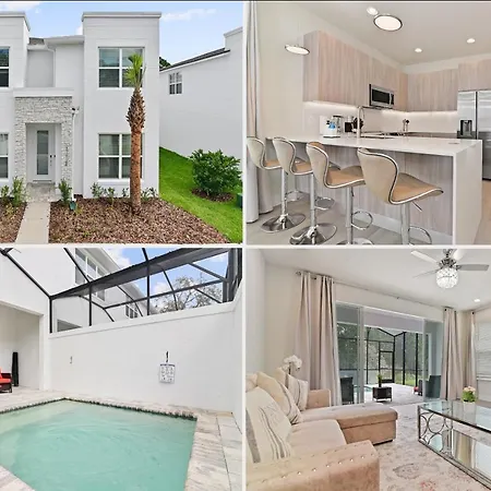 New Cozy & Spacious Townhouse Near Disney - 4Br, 3Fb, And Pool